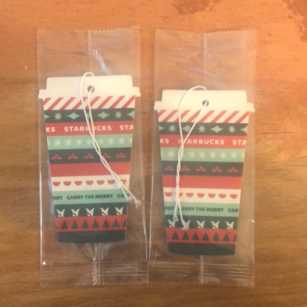 Starbucks car air freshener (2) - Picture 1 of 2
